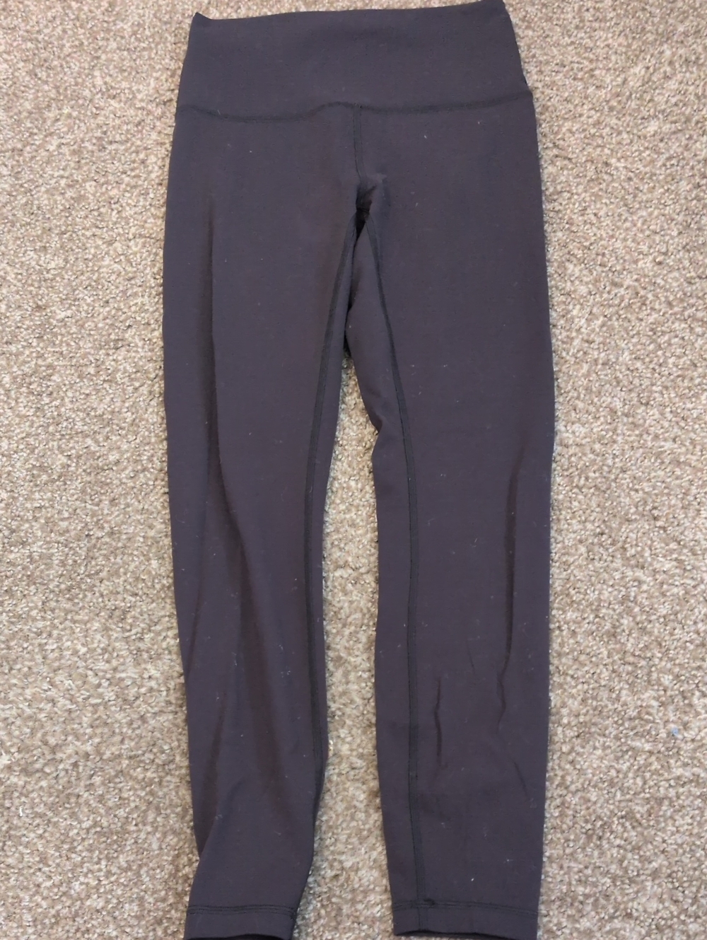 Lululemon Black Leggings With Drawstring Size 6